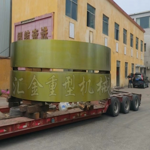 輪帶，鑄鋼輪帶發貨現場